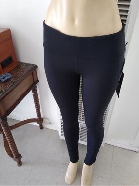 90 Degree By Reflex Navy High-Waist Leggings
